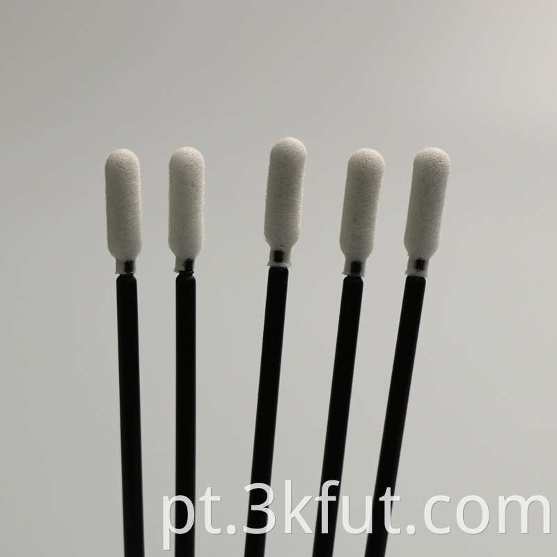 Black Handle Foam Swab